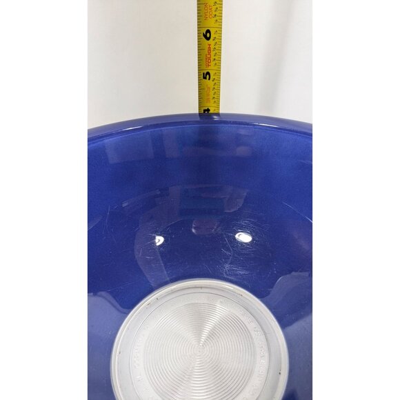 Pyrex 325 Blue Mixing Bowl 2.5L Glass Kitchenware Collectible Vintage - Picture 4 of 10